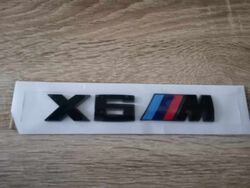 BMW X6 M Black Emblem Logo