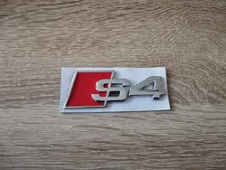 Audi S4 Silver Emblem Logo