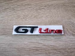Peugeot GT Line Black with Red Emblem Logo