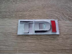 Volkswagen TDI (Red I) Emblem Logo