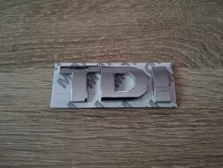 Volkswagen TDI All Silver Emblem Logo