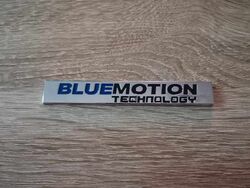 Volkswagen Bluemotion Silver Emblem Logo