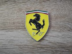 Scuderia Ferrari Yellow Emblem Logo
