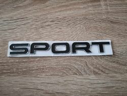 Range Rover Sport Black with Silver Emblem Logo