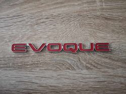Range Rover Evoque Red Emblem Logo