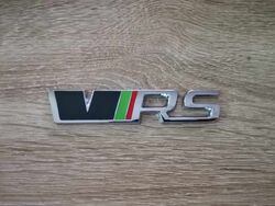 Skoda VRS Black with Silver Emblem Logo