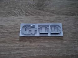 Volkswagen GTD Silver Emblem Logo