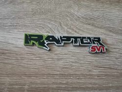 Ford SVT Raptor Green with Silver Emblem Logo