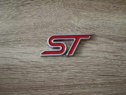 Ford ST Red with Silver Emblem Logo