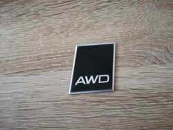 Volvo AWD Black with Silver Emblem Logo