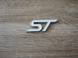 Ford ST White Emblem Logo