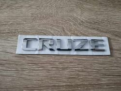 Chevrolet Cruze Silver Lettering Emblem Logo