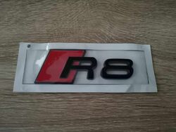 Audi R8 Black Emblem Logo
