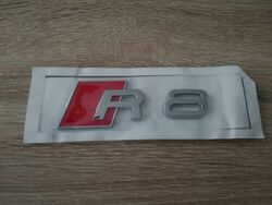 Audi R8 Silver Emblem Logo