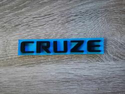 Chevrolet Cruze Black Lettering Emblem Logo