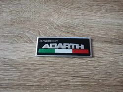 Fiat Abarth Powered by Abarth Emblem Logo