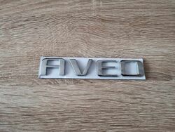 Chevrolet Aveo Silver Lettering Emblem Logo