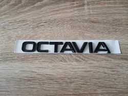 Skoda Octavia (New Font) Black Emblem Logo