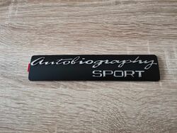 Range Rover Autobiography SPORT Black with Silver Emblem Logo