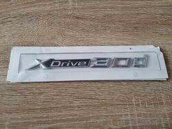 BMW xDrive 30d Silver Emblem Logo New Style