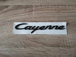 Porsche Cayenne Glossy Black Emblem Logo