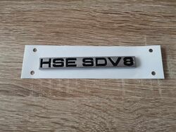 Range Rover HSE SDV8 Silver Emblem Logo