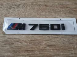 BMW M760i Glossy Black Emblem Logo