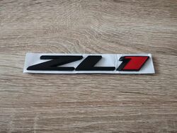 Chevrolet ZL1 Red with Black Emblem Logo