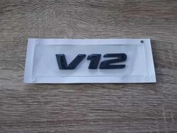 Mercedes Benz V12 Black Emblem Logo