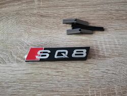 Audi SQ8 Silver Grill Emblem Logo