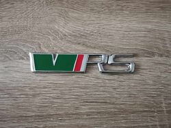 Skoda VRS Silver with Green Emblem Logo