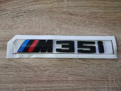 BMW M35i Black Emblem Logo