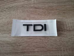 Audi TDI Black Emblem Logo