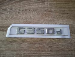 Mercedes Benz G350d Silver Emblem Logo