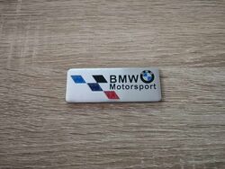BMW Motorsport Silver Emblem Logo