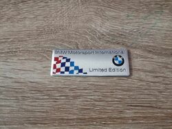 BMW Motorsport International Silver Emblem Logo