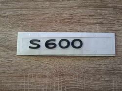 Mercedes Benz S 600 Black Emblem Newest Font