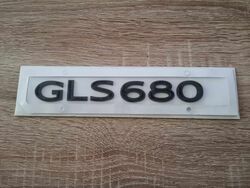 Mercedes Benz GLS 680 Black Emblem Newest Font