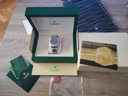 Rolex Datejust 41mm Blue Motif Dial Oyster 126334