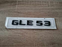 Mercedes Benz GLE 53 Black Emblem Logo