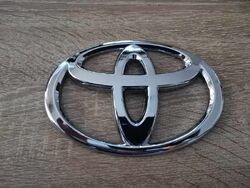 Toyota Silver Emblem Logo 19 cm x 12.7 cm