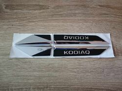 Skoda Kodiaq Silver Fender Emblem