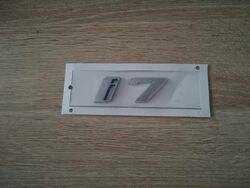BMW i7 Silver Emblem Logo