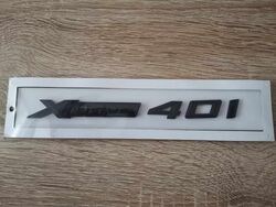 BMW xDrive 40i Black Emblem Logo New Style