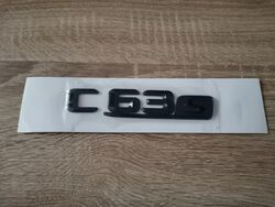 Mercedes Benz C63s Full Black Emblem Logo