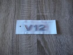 Mercedes Benz Maybach V12 Silver Emblem Logo