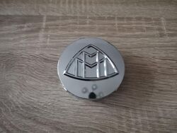 Maybach Wheel Cap Full Silver Set 7.5 cm (4 pieces)