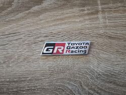 Toyota Gazoo Racing Silver with Red Sticker Logo
