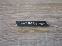 Skoda Sportline Silver with Black Emblem