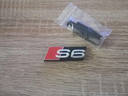 Audi S6 Silver Grill Emblem Logo